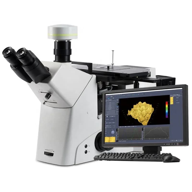 Microscopi metallografici trinoculari Fotocamera digitale per oculari