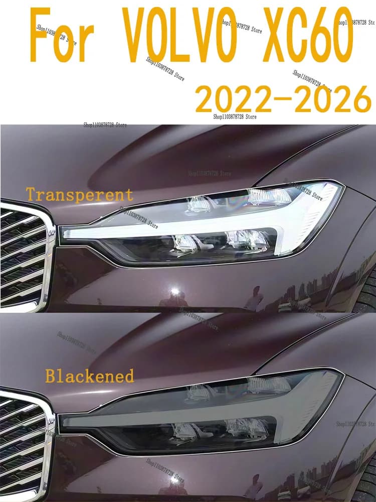 Per VOLVO XC60 (2022-2024) TPU Auto Esterno Fari Anti-Graffio Pellicola Protettiva Fari Riparazione Adesivo Accessori Refi