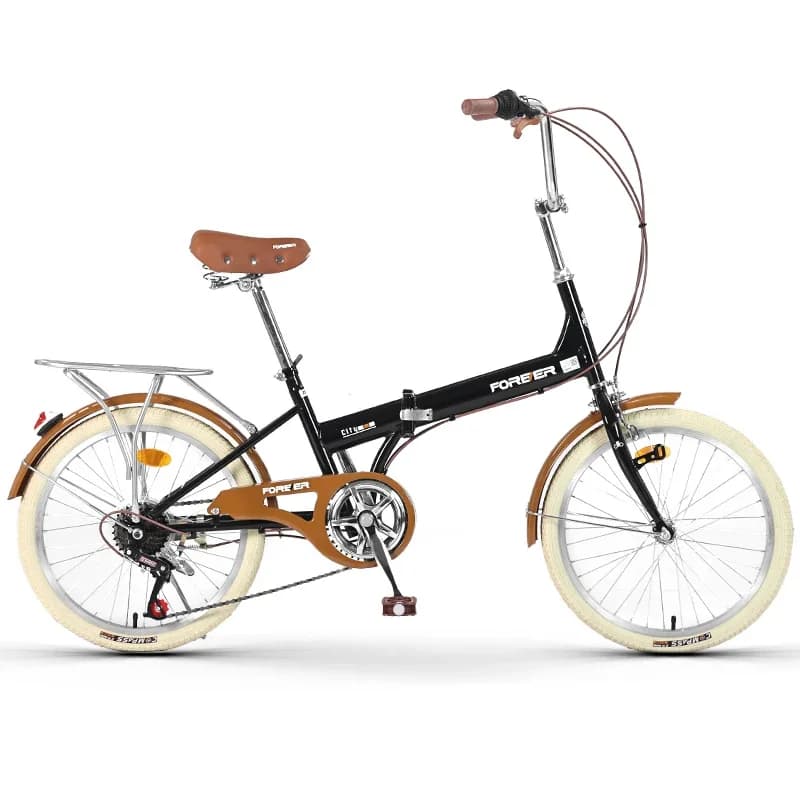 z Bicycle Bicicletta pieghevole ultraleggera e portatile in acciaio da 20 pollici