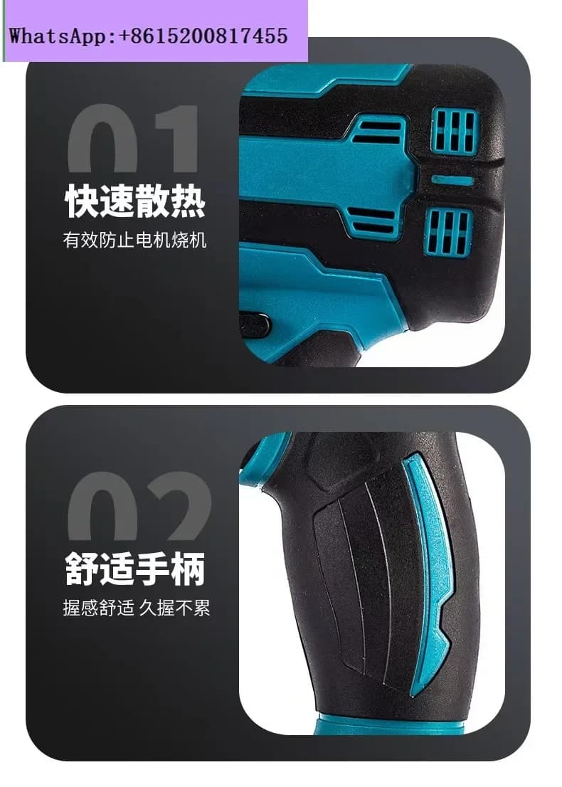 Lithium battery rechargeable hot air blower small wireless plastic welding gun high power portable heat shrinkable