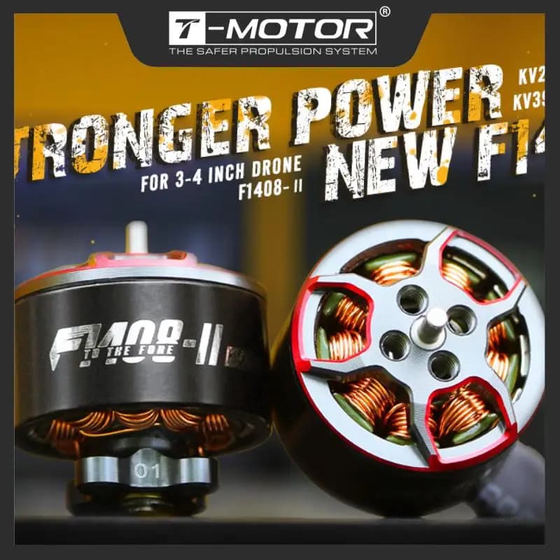 T-Motor T-HOBBY F1408-II KV2800/KV3950 Motore Brushless Fpv Racing Drone Motore 3-6S Per Cinewhoop Droni Aerei Drone da 3-4 pollici