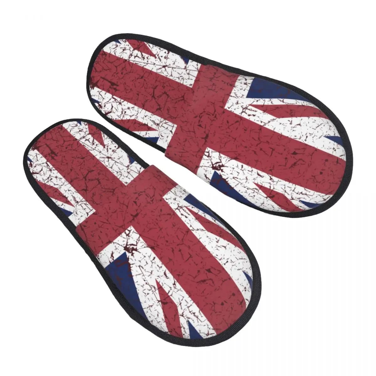 Custom memory foam with vintage Union Jack flag of Great Britain, comfortable and warm for home