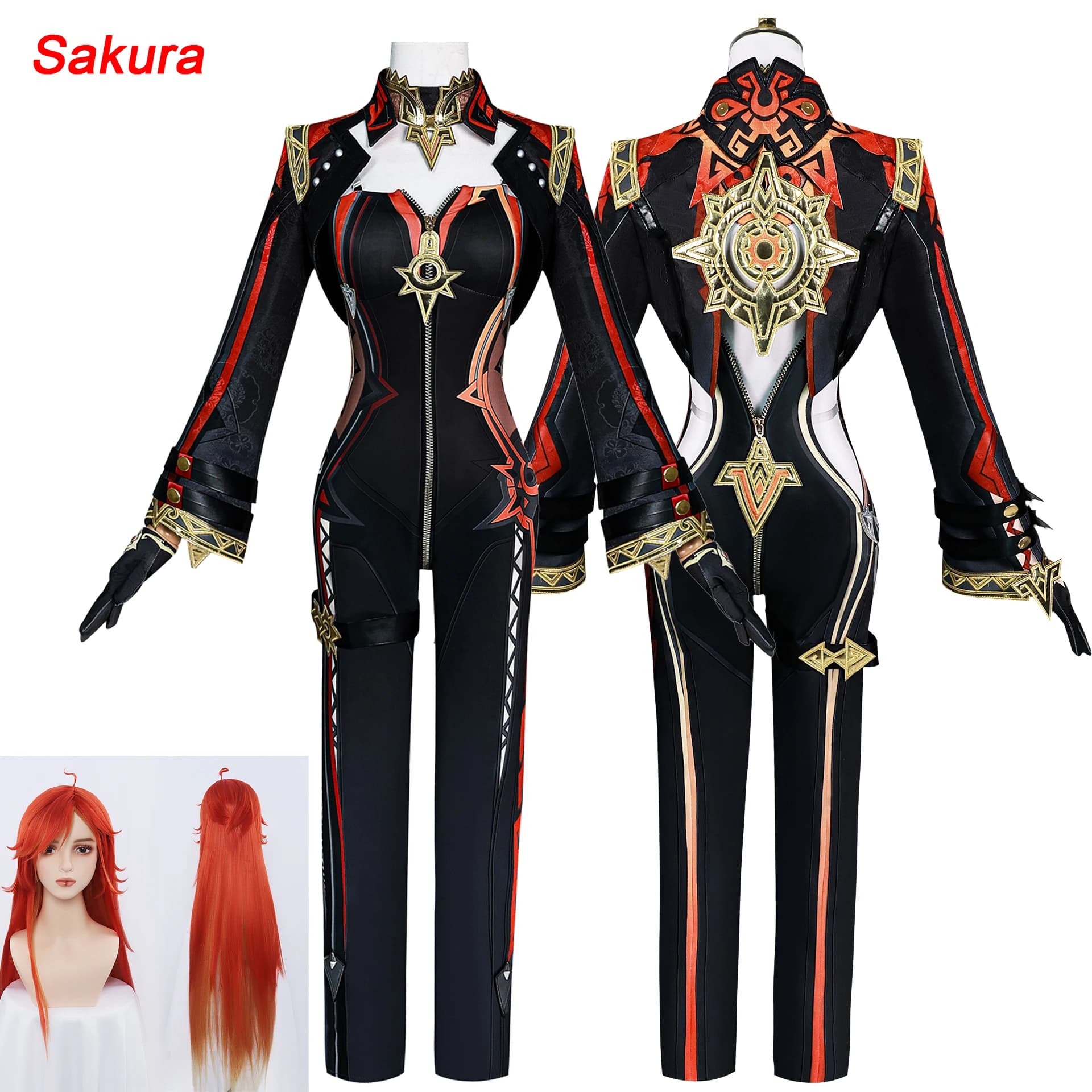 Mavuika Costume Cosplay Game Genshin Impact Uniform Earrings Sunglasses Pyro Archon Natlan God of War Halloween Party Women