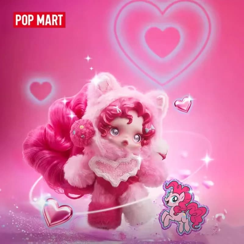 POP MART SKULLPANDA x My Little Pony Series Peluche Ciondolo Blind Box Anime Figure Scatola a Sorpresa Mystery Box Ornamenti Statuette