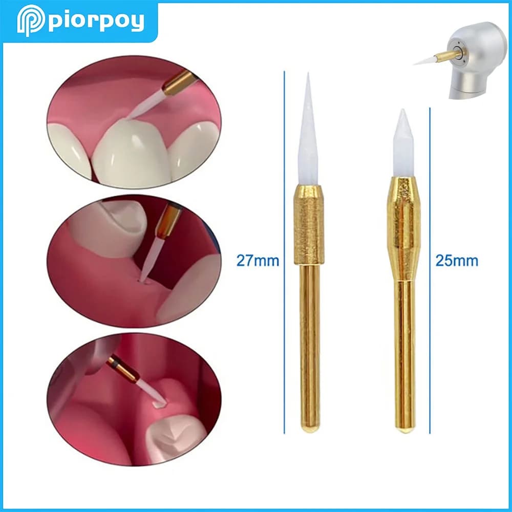 PIORPOY 1Pc Dental Ceramic Burs Soft Trimmer Tissue Gingiva Burs For Teeth Whitening Dentistry Surgical Tool Dentist Materials