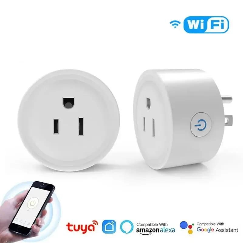 Tuya Smart Wifi Plug US UK JP Wireless socket Standard remote control smart appliances work with Alexa Google Home
