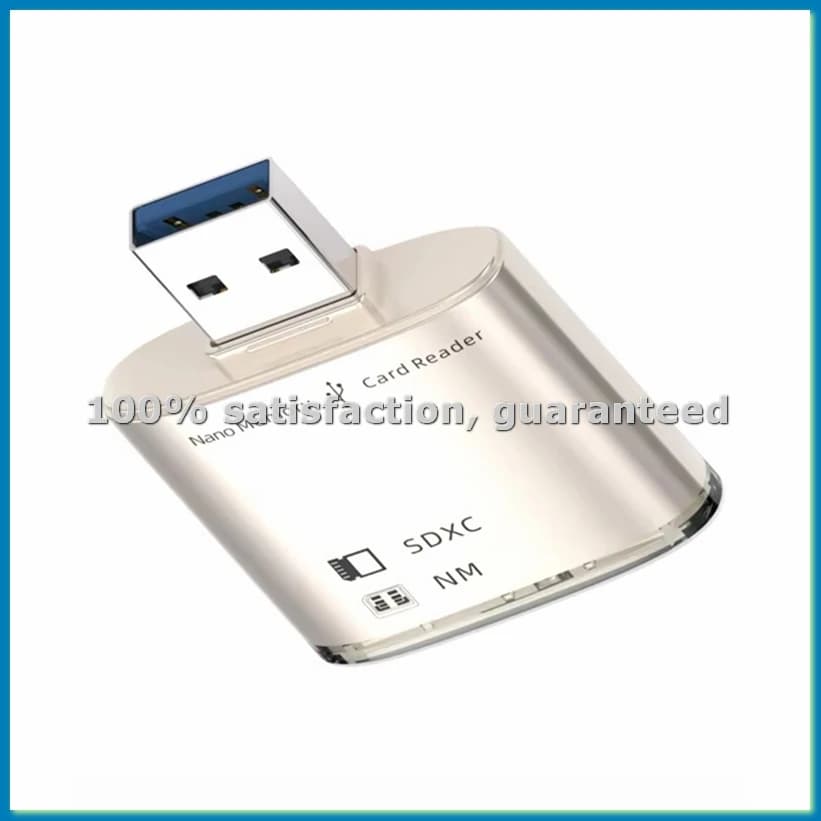 Lettore di schede USB 3.0 da 8GB-128GB SD SDXC per schede di memoria NM Nano, adattatore di scrittura per espansione memoria PC portatile, convertitore USB, A-ANKL