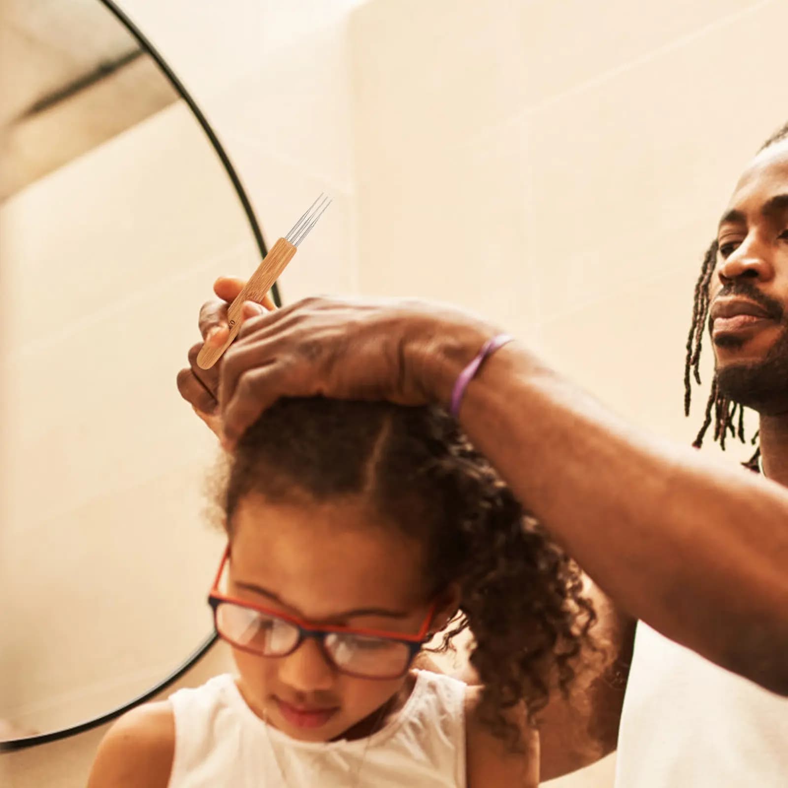 Set di 4 Ganci per Dreadlocks, Accessorio per Intrecciare i Capelli, Strumento per Dreadlocks, Forniture per Lavorazione a Maglia, Portatile, Piccole Dimensioni, Anti-Fatica