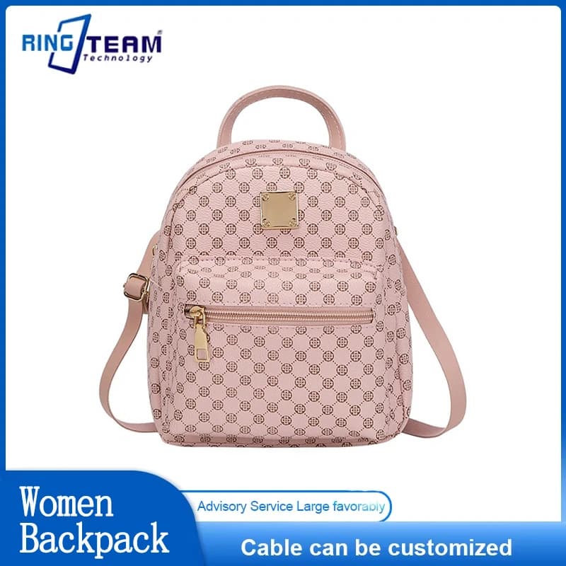 Zaino Classico da Donna, Borsa Scolastica alla Moda per Ragazze - Zaino Femminile Casual per Shopping Quotidiano e Viaggi