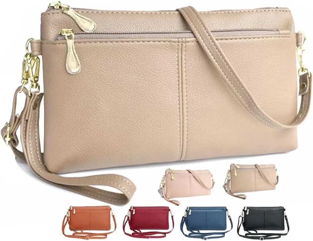 Borse a tracolla da donna, borsa a spalla da donna, portafogli da polso, portamonete, tracolla regolabile