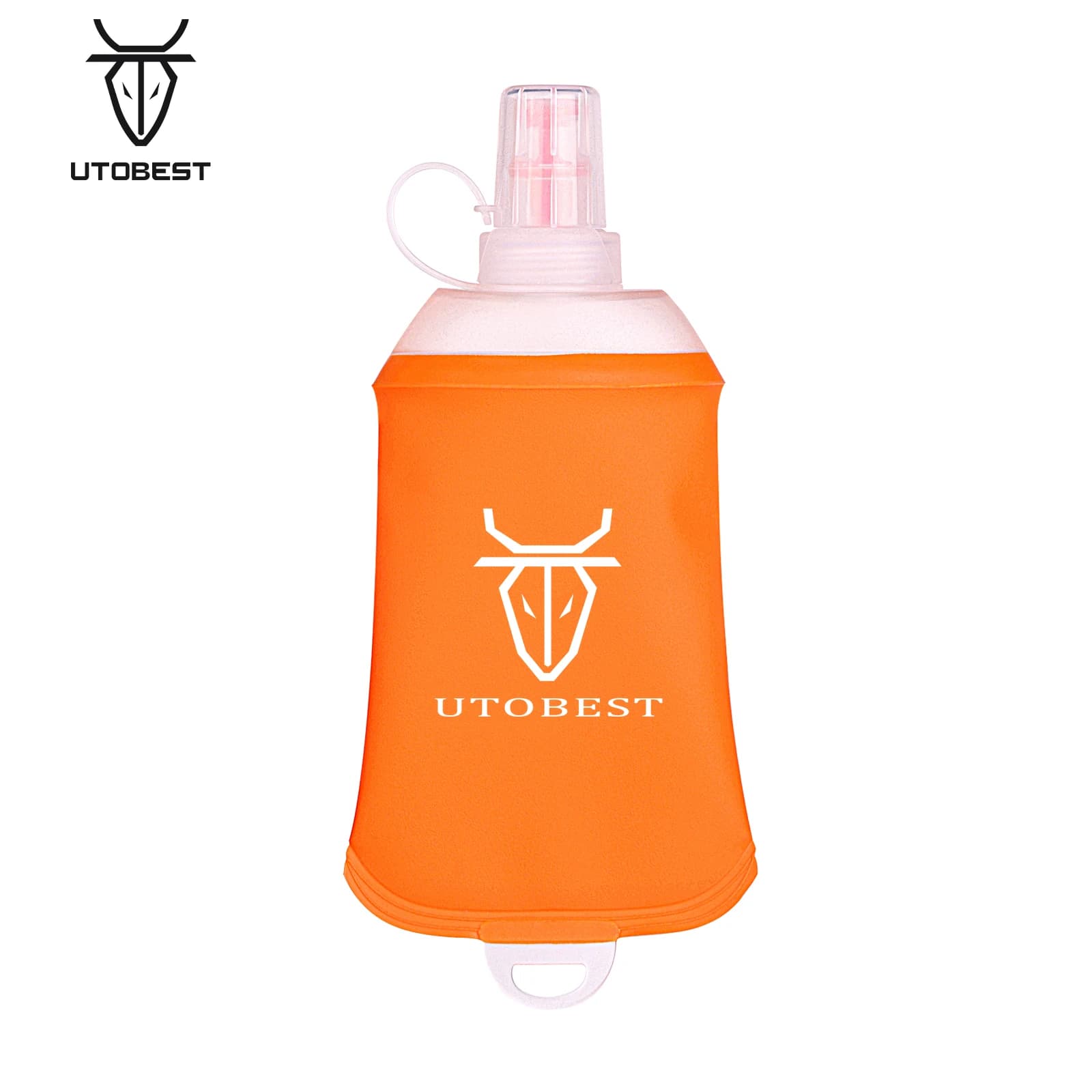 UTOBEST 150ml 200ml 250ml Soft Flask Foldable Water Bottle Silicone TPU Running kettle for vest hydration bag