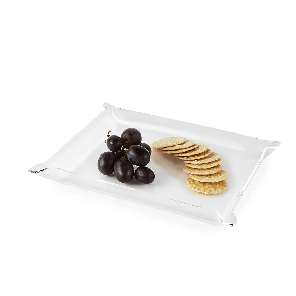 Spedizione Gratuita - Vassoio Multiuso Trasparente | Ottimo per snack, caramelle, gioielli, chiavi, portafogli e altro ancora | Esposizione in Cucina