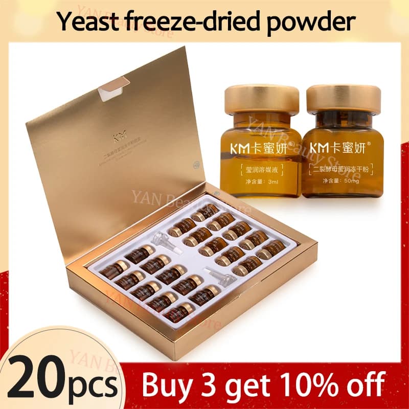 Set di lievito in polvere liofilizzata antirughe oligopeptide per riparare la creatina del siero nutriente per favorire la produzione di collagene