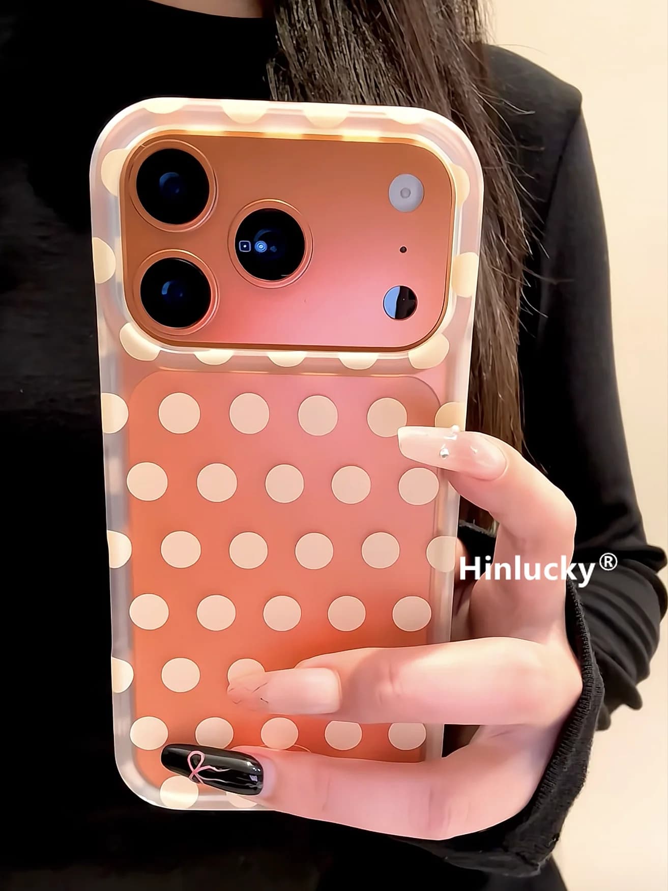 Korean ins Yellow Polka Dots Fashion Y2K Phone Case For iPhone 17 16 15 14 13 12 11 Pro XR XS X Max 7 8 Plus MINI Y2K Cover