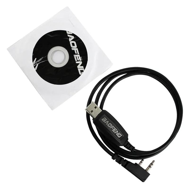 Cavo di programmazione USB per Computer Baofeng per BaoFeng UV-9R Plus Pro GT-3WP UV-5S A58 9700 S58 Walkie Talkie Software CD per autoradio
