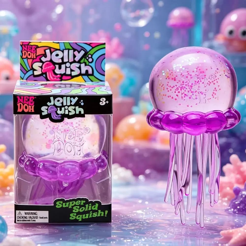 2026 Nuovo e Adorabile Giocattolo Sensoriale Fidget Octopus Nee Doh Jelly Hops, Impermeabile per Giochi d'Acqua, Ottima Idea Regalo per Bambini e Bambine, Palla d'Acqua