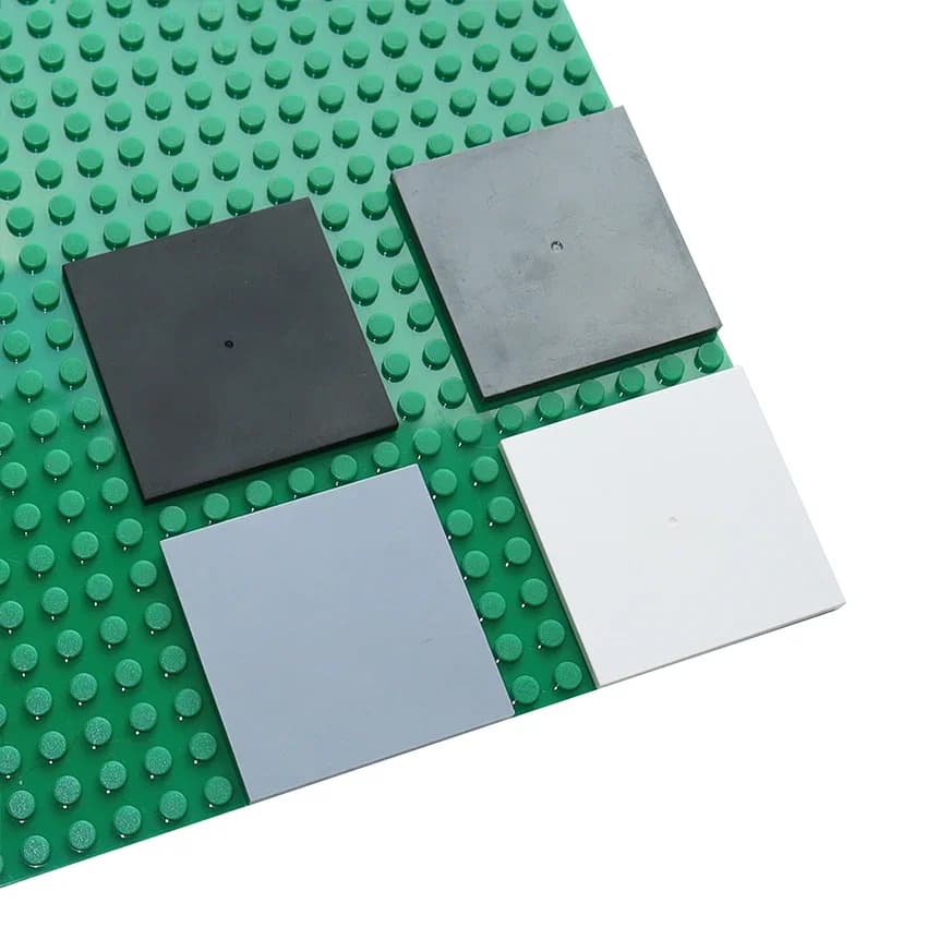 10PCS MOC Assemblare Particelle 10202 Formato 6x6 Mattoni Piastrella Piatta Liscio 6*6 Blocchi di Costruzione FAI DA TE Educativi Giocattolo Creativo per I Bambini