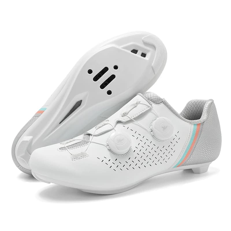 Scarpe da ciclismo su strada Scarpe con tacchetti Scarpe da ginnastica da ciclismo veloci Scarpe da bici da uomo Scarpe da bicicletta da montagna antiscivolo autobloccanti da donna spd