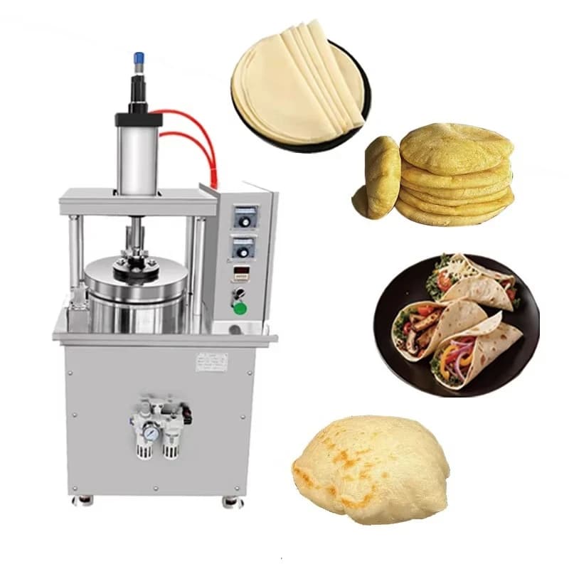 Macchina per formare base pizza, pressa per pancake, pressa per pasta automatica pronta per mangiare