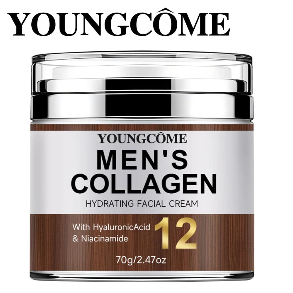 YOUNGCOME Men Face Cream Retinol Face Cream Repair Moisturizing Nourish Cream Brightening Skin Facial Cream Anti-Aging Skin Care