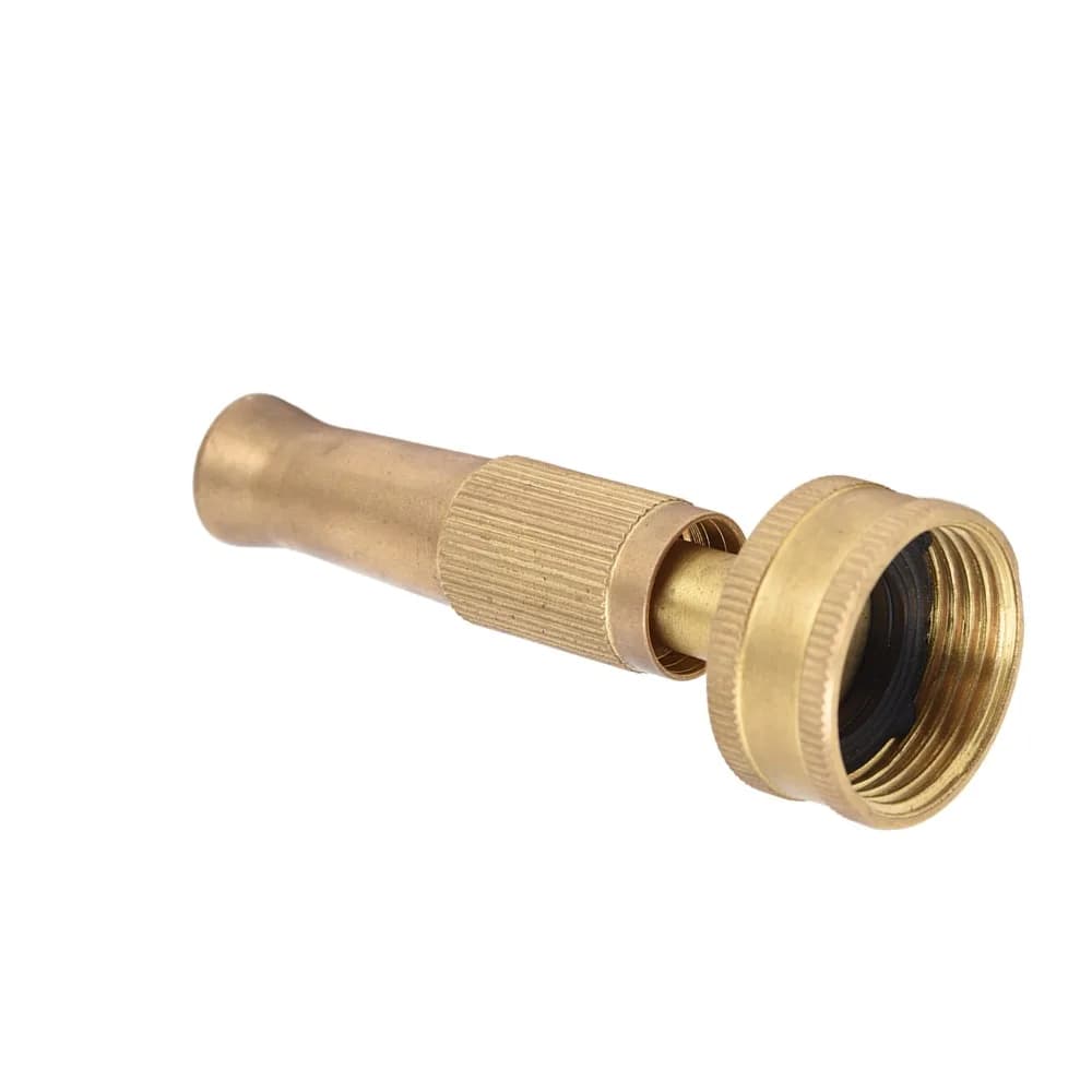 Set di 3 Ugelli Regolabili da 3/4 di Pollice con Filettatura Femmina in Ottone Massiccio per Irrigazione Giardino