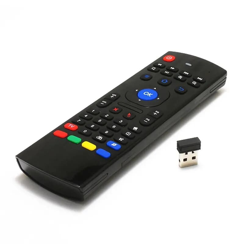 MX3 Air Mouse Mini tastiera Wireless Remote 2.4G Mouse multifunzionale con apprendimento a infrarossi per Android Smart TV Box