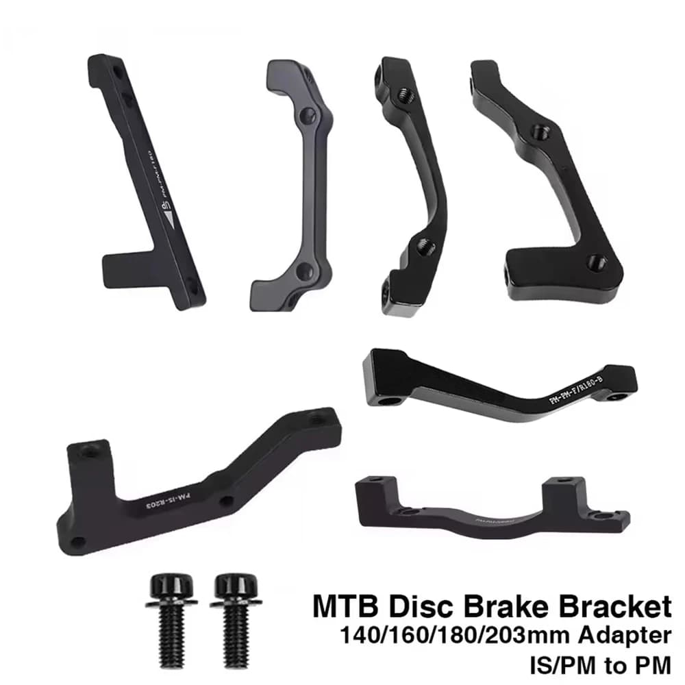 Adattatore per montaggio rotore freno a disco bici Staffa ultraleggera MTB IS PM AB a PM A Adattatore freno a disco per bicicletta per 140 160 180 203mm