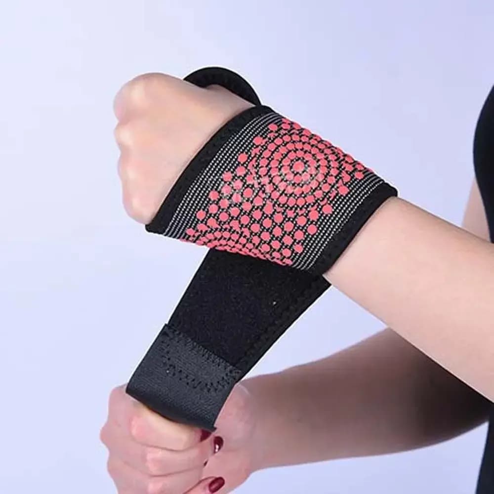 Avvolge Protezioni per le mani Compressione del dolore Tutore da polso magnetico Tutore per benda da polso Polsino di supporto per polso autoriscaldante
