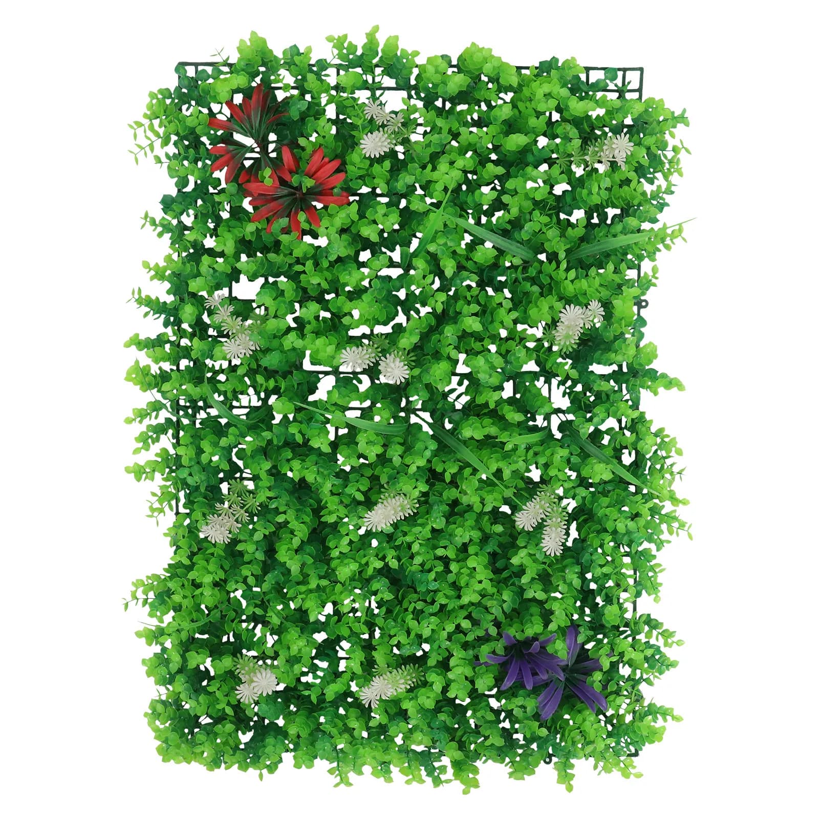 1Pcs Exquisite Simulated Green Wall Turf Decorative Artificial Plant Wall for Living Room Bedroom Balcony Background Adornment