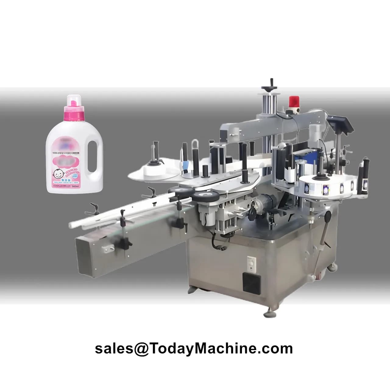 Etichettatrice Automatica per Bottiglie in Plastica con Stampa Data per Bottiglie Rotonde