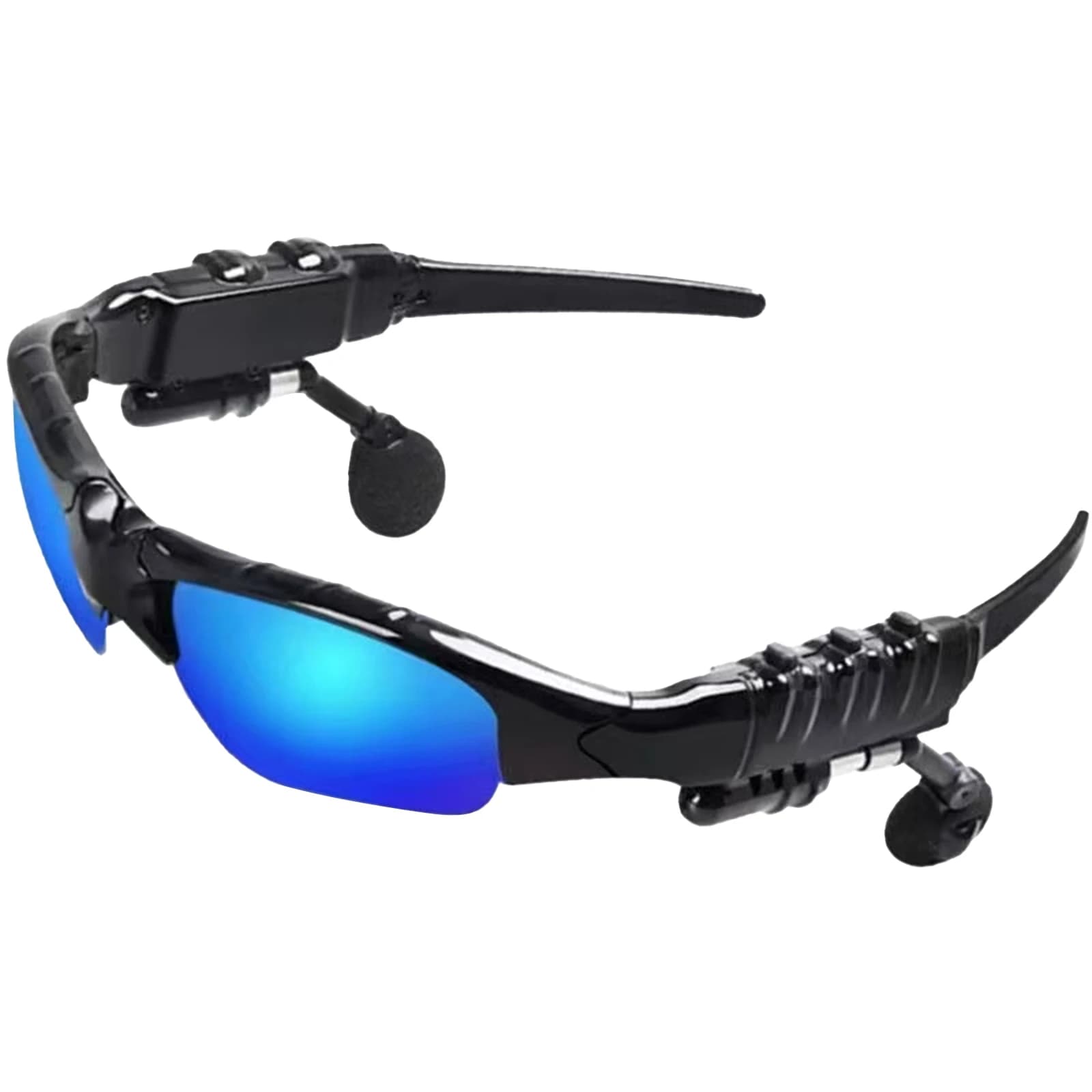 Occhiali da Sole Sportivi Stereo Wireless Bluetooth 5.0 con Auricolari, Occhiali Polarizzati per Guida/Ciclismo/MP3