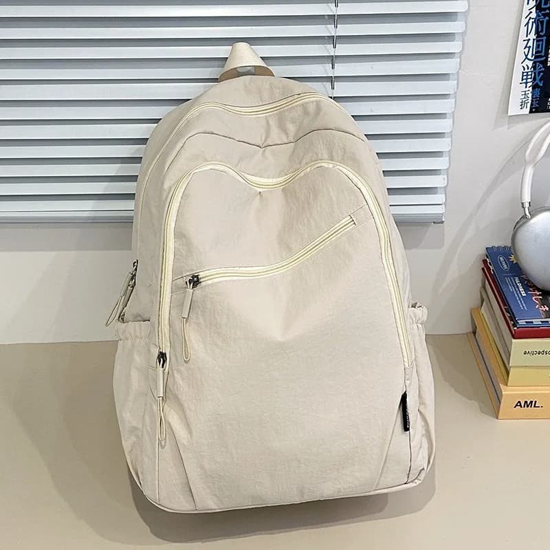 Nesitu Lightweight A4 Large Capacity Black Grey Blue Pink 14 inch Laptop Men Women Travel Backpack School Bag M8101