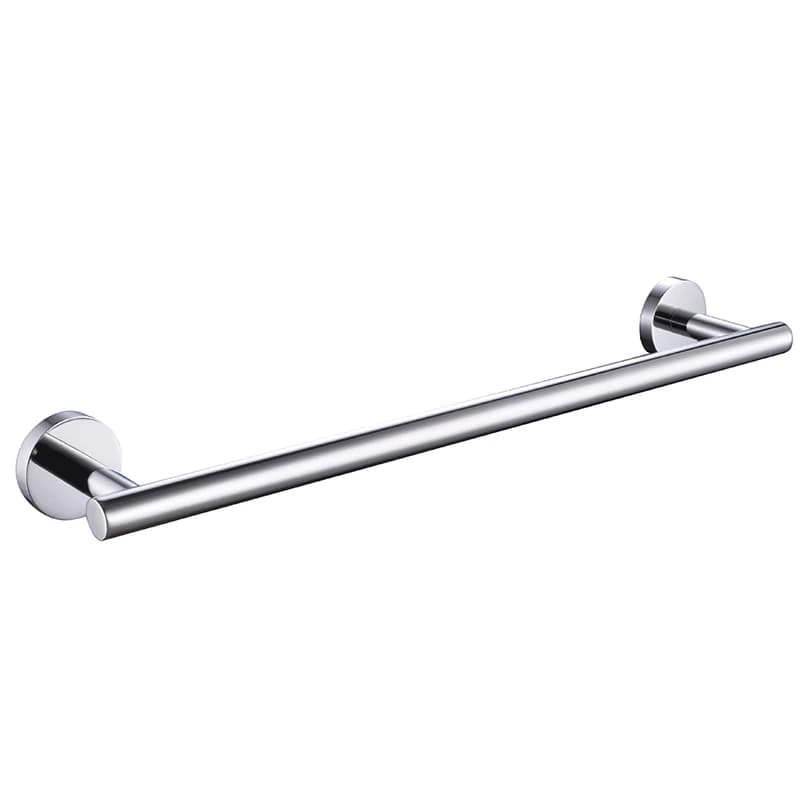 Set di accessori per il bagno in acciaio inossidabile 304 Kit di accessori Mensola a muro Porta asciugamani Portaoggetti Punzonatura Set di accessori rotondi cromato