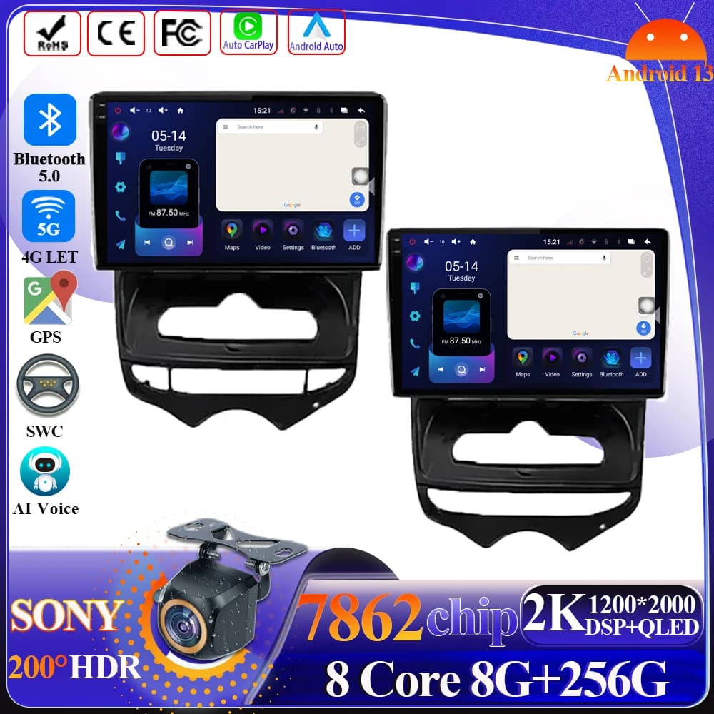 Android Carplay For Hyundai ix20 ix-20 2010-2023 Auto Radio Intelligent System Multimedia Navigation 5G Wifi Touch Display