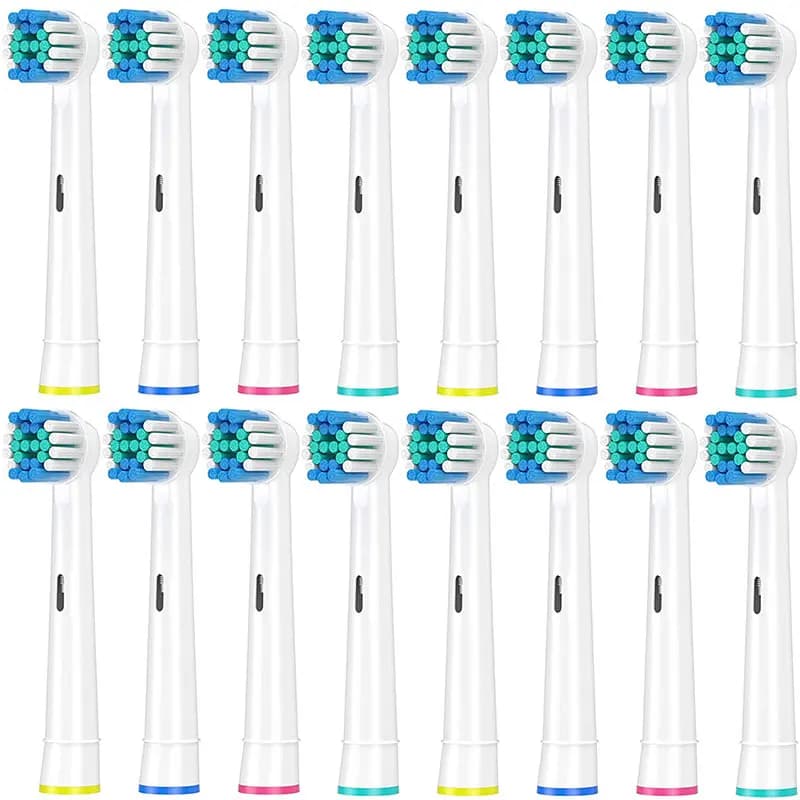 Replacement heads for toothbrush 4/8/12/16/20 pieces compatible with Oral-B Braun professional electric toothbrush heads