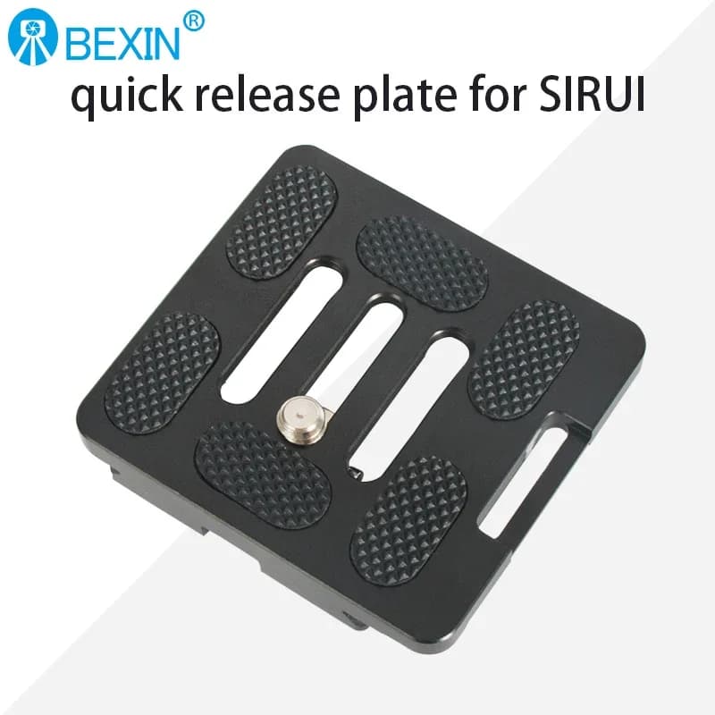 BEXIN TY-50 quick release plate 1/4 screw for camera tripod SLR fast release plate universal light aluminum SIRUI