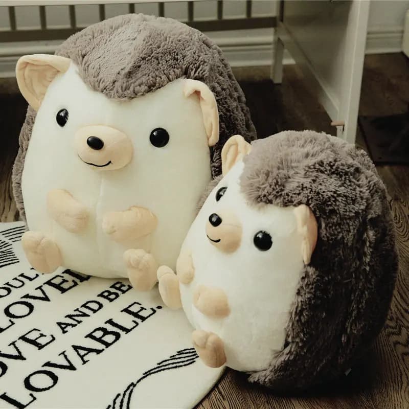 Riccio giocattoli di peluche bambino 35/45 cm morbido infantile placare bambole animali bambini morbido cotone farcito regali di compleanno del fumetto