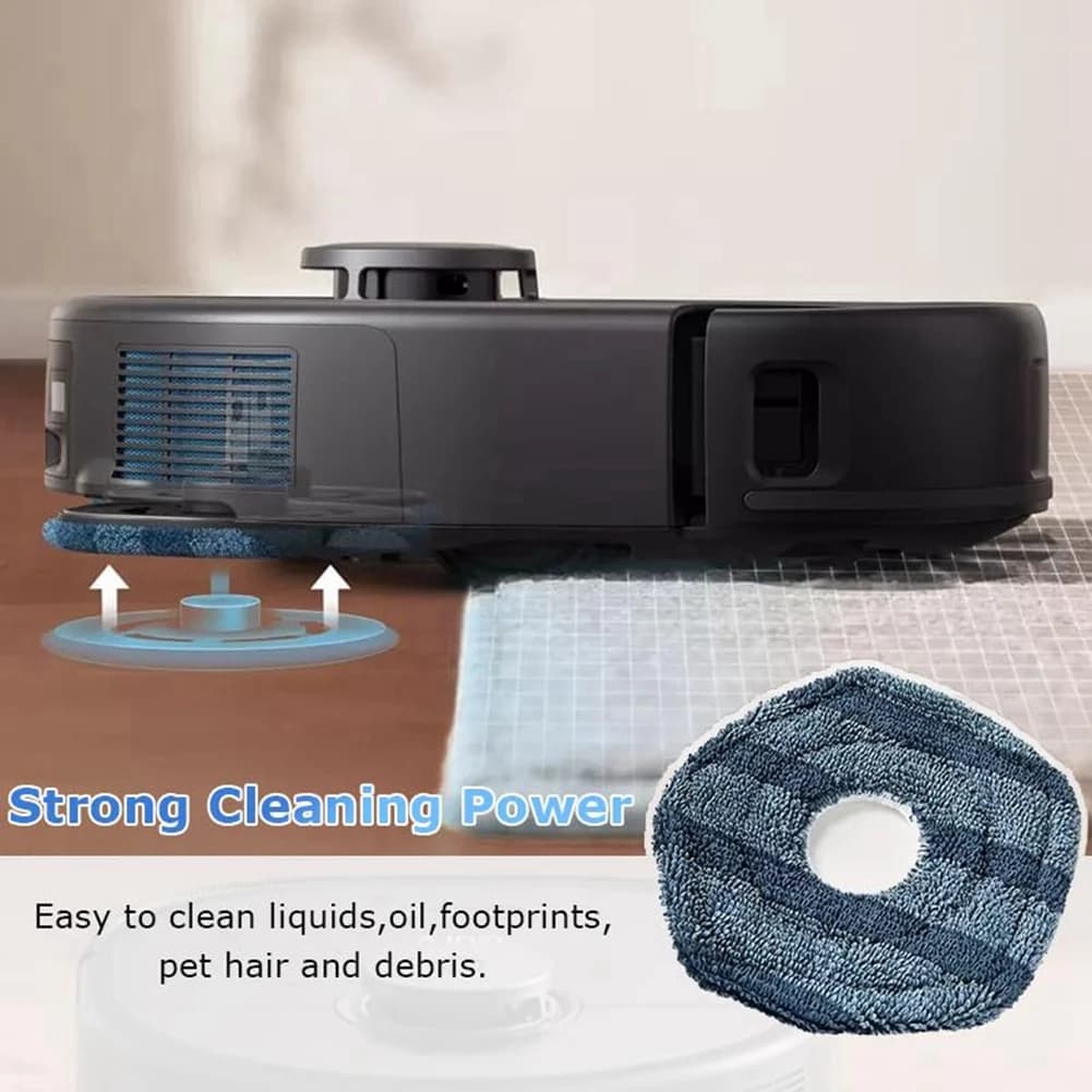 AT54 Kit di ricambio da 11 pezzi per aspirapolvere robot X10 Pro Omni - Spazzola principale, spazzole laterali, panni per mocio, sacchetto per la polvere, filtro