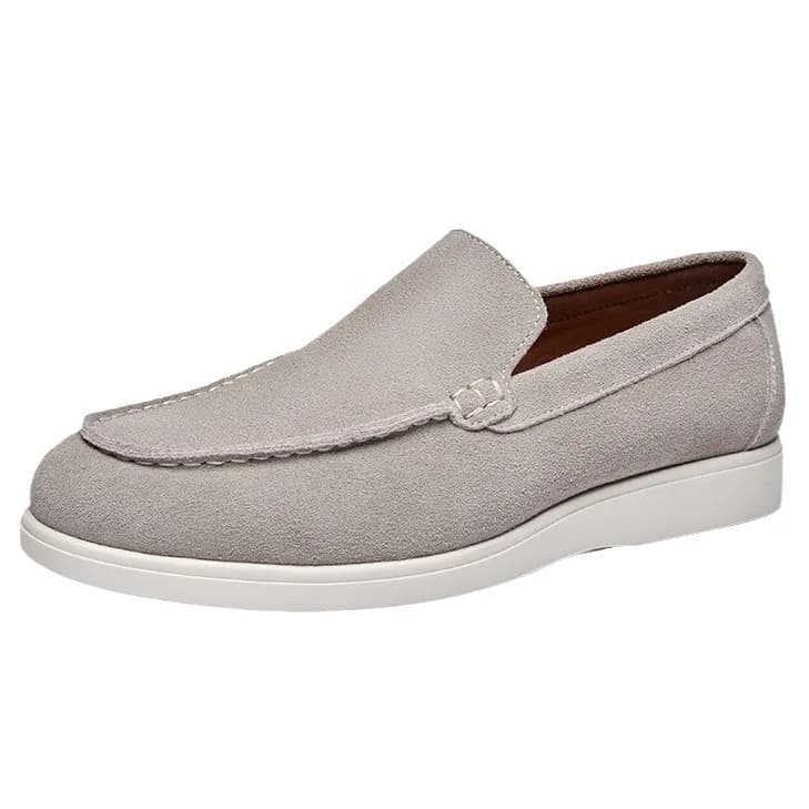 Mocassini casual in vera pelle da uomo Scarpe pigre antiscivolo da uomo Scarpe sportive e casual da esterno traspiranti e confortevoli