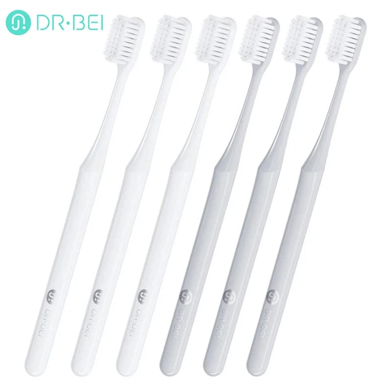 Dr Bei Teeth toothbrush Youthful version 2 colors Care of the gums Daily cleaning brush best oral hygiene toothbrush brush for adults