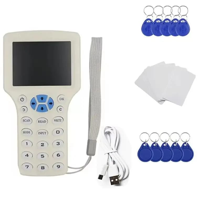 [NUOVO A09R!】 Copiatrice RFID Lettore di smart card NFC Scrittore 13,56MHZ 125KHZ 250KHZ 375KHZ 500KHZ HID 08CD Foraccess Card Scheda ascensore