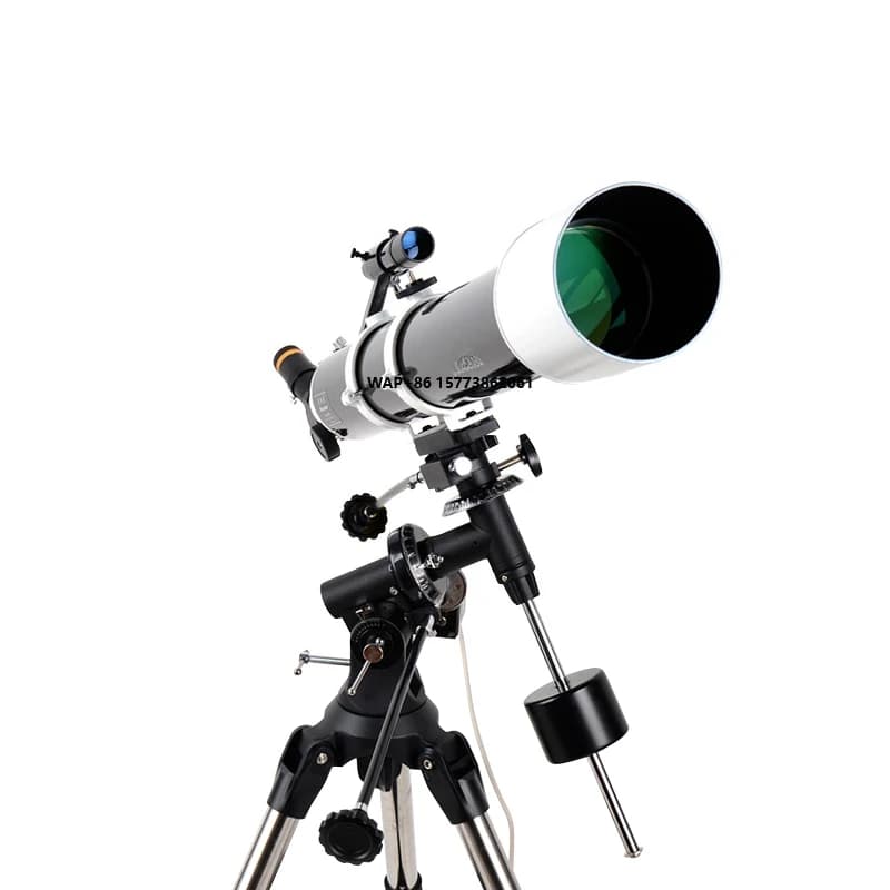 Telescopio astronomico professionale Deluxe 90 EQ con osservazione delle stelle del motore con attacco equatoriale EQ2