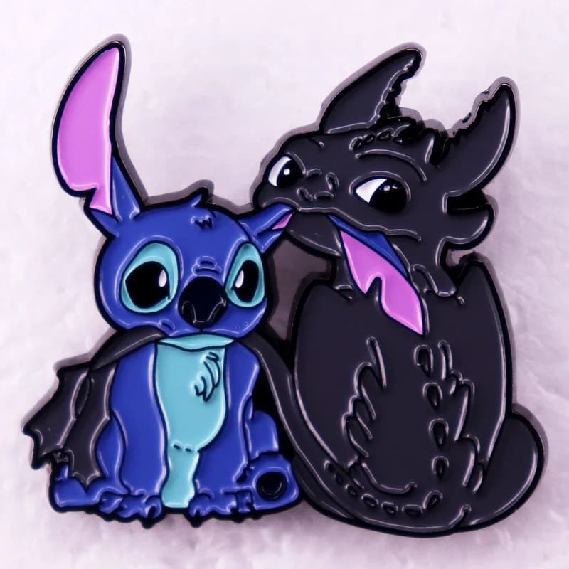 Cartoon Movie Character Mash Up Badge Enamel Pin Denim Jackets Clothing Brooch Decorate