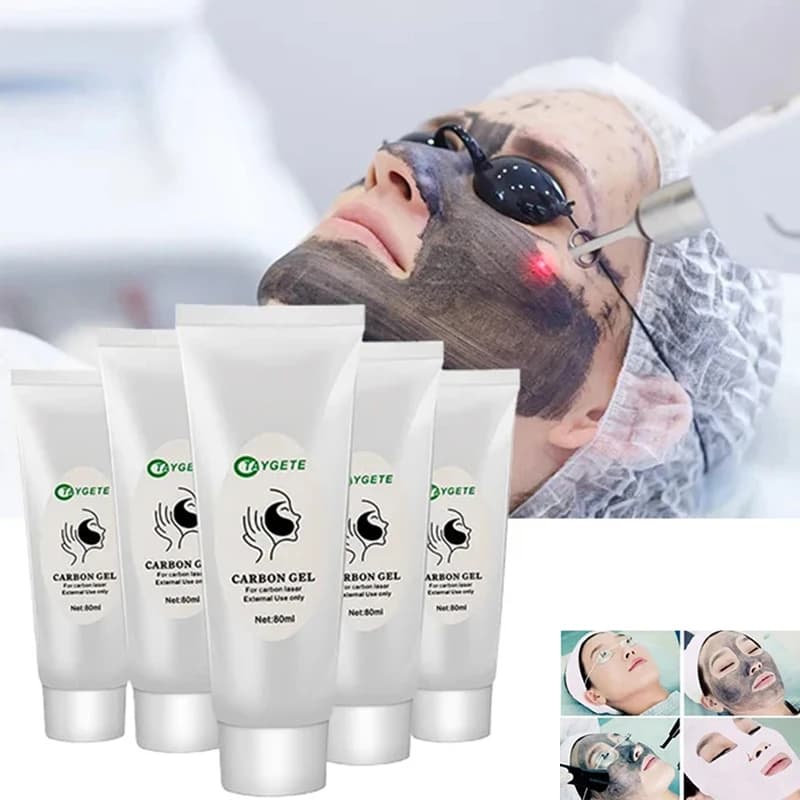 NEW Data Mask Black Gel for ND YAG Laser Skin Peeling Carbon Cream Peeling Cleaning Deep Rejuvenation Hydrating Face