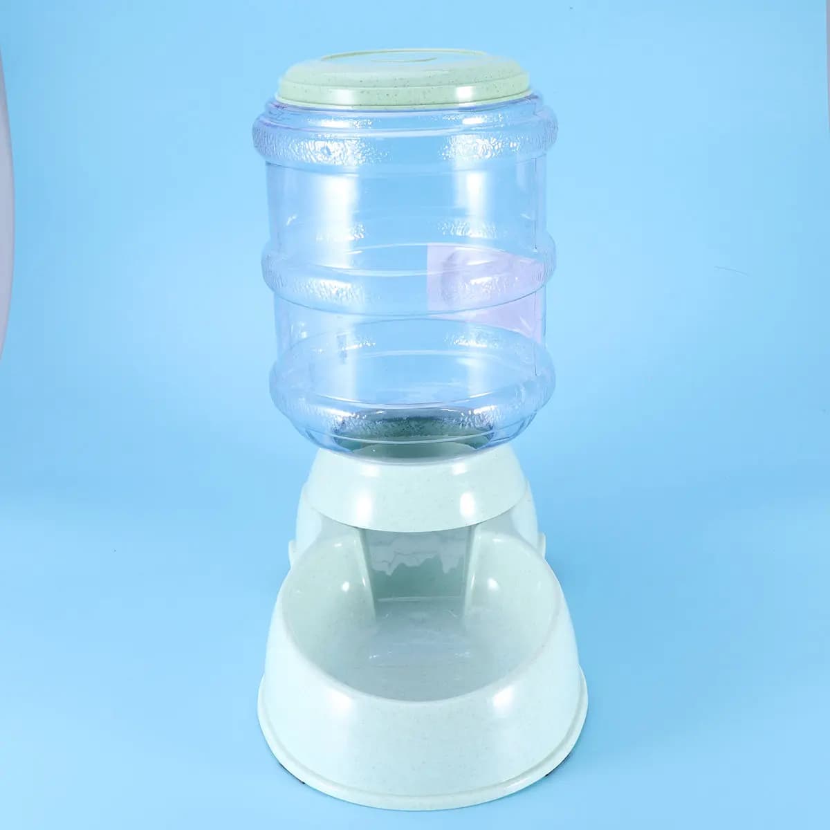 Distributore Automatico di Cibo per Animali Domestici 3.8L Verde in Plastica, Dispenser per Cibo e Acqua per Cani e Gatti, Facile da Pulire, Ciotola per Acqua Rimovibile, Forniture Salutari per Animali Domestici