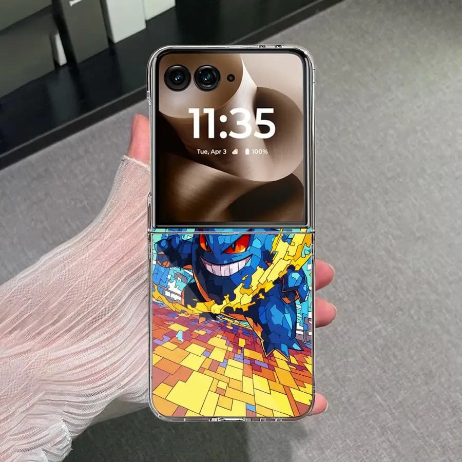 Simpatica custodia Pikachu Pokemon per Moto Razr 40 60 Ultra 50Ultra 50 2022 40Ultra Cover morbida trasparente per telefono