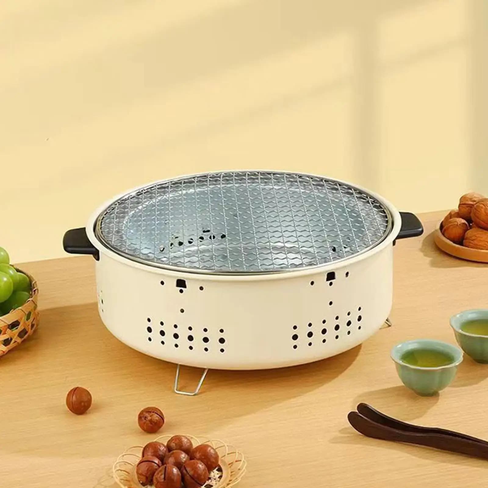Accessori per barbecue, staccabili, multifunzionali, in acciaio inossidabile, robusti, per giardino, backpacking, cucina, patio, campeggio