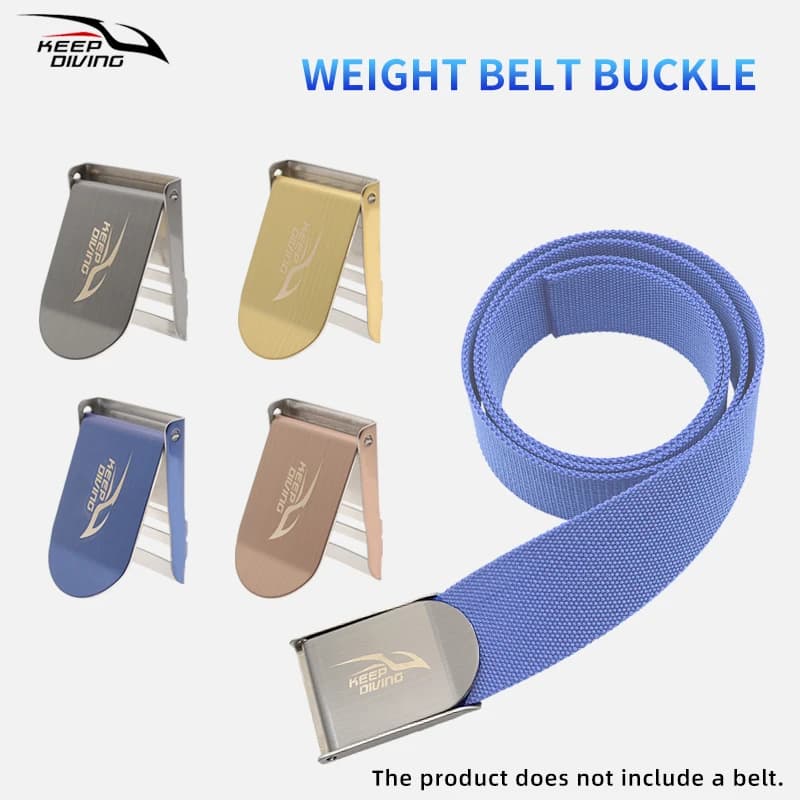 1 PZ Scuba Diving Color Weight Belt Buckle Stainless Steel Quick Hook Buckle with Galvanic and Drawing Process