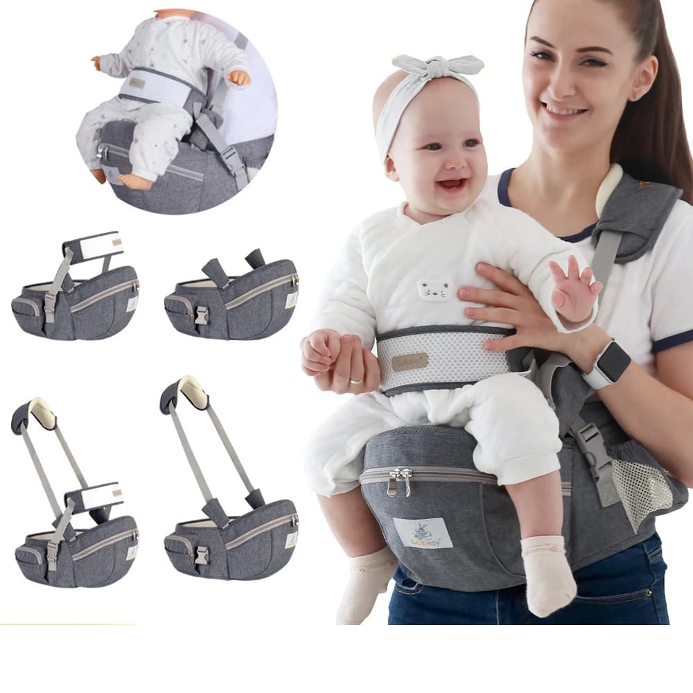 4 in 1 Multifunzionale Infantile Sgabello Cintura Baby Sling Wrap Neonati Canguro Marsupio ZainoBebe Accessori da viaggio