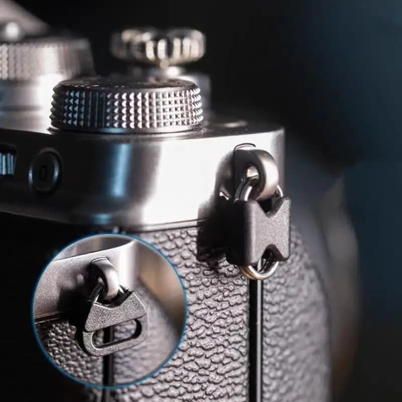 Split ring hook for 2 pairs camera strap for conversion ring for camera strap Metal connection buckle